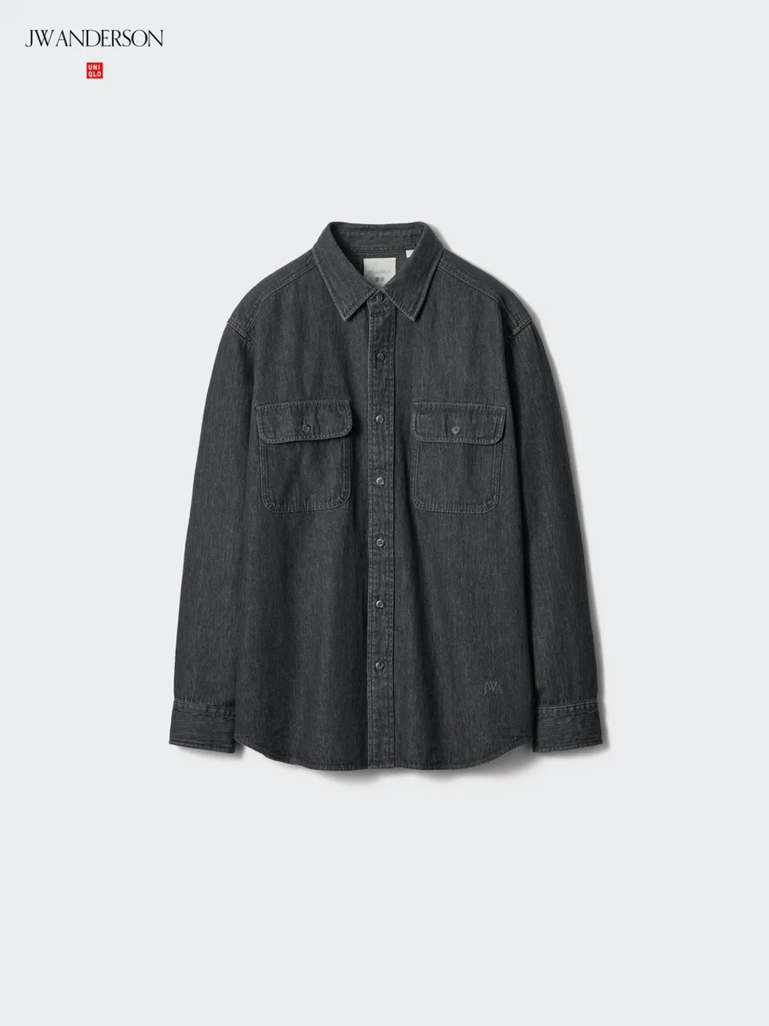 Рубашка джинсовая с эффектом стирки, Uniqlo