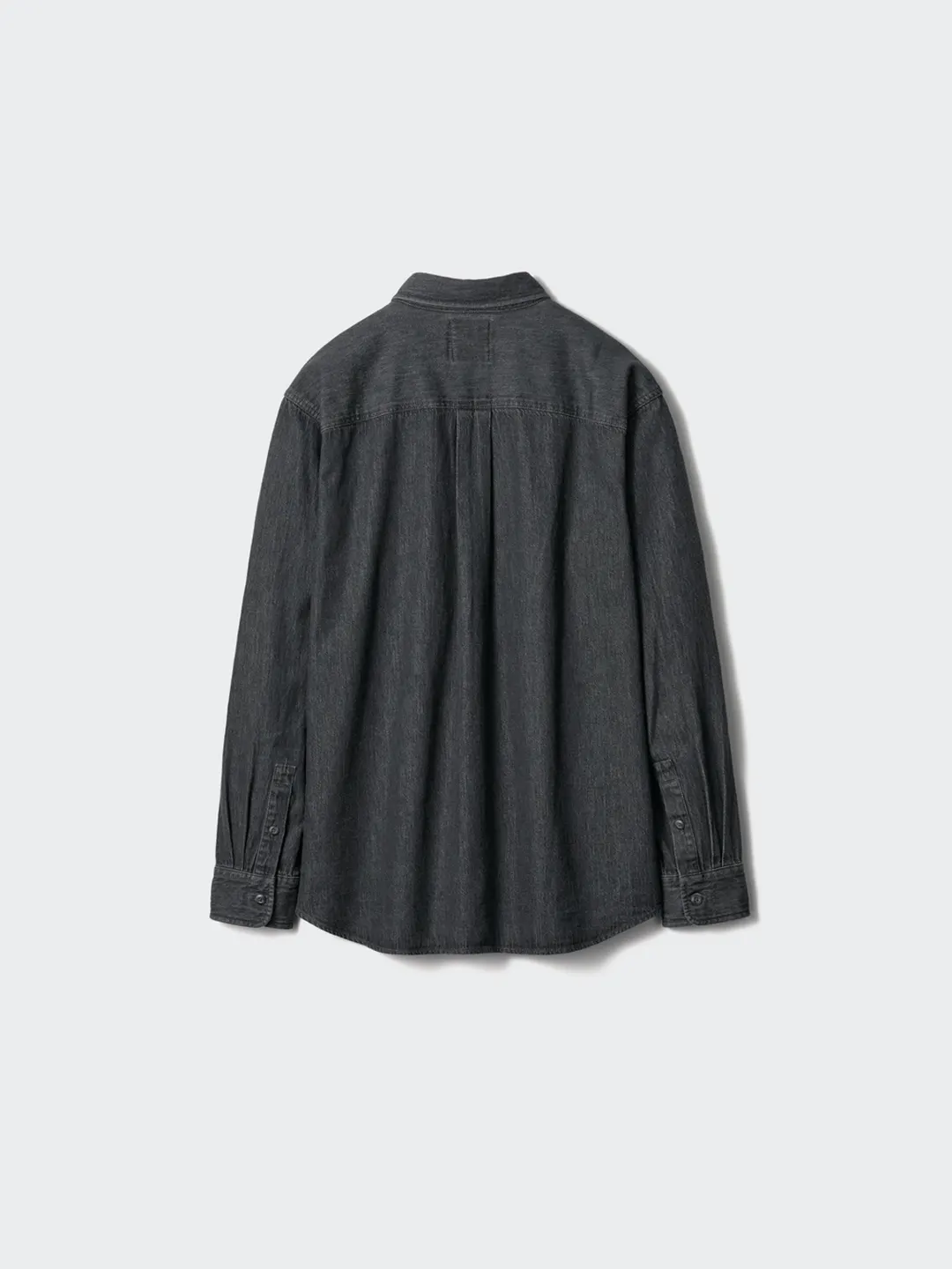 Рубашка джинсовая с эффектом стирки, Uniqlo