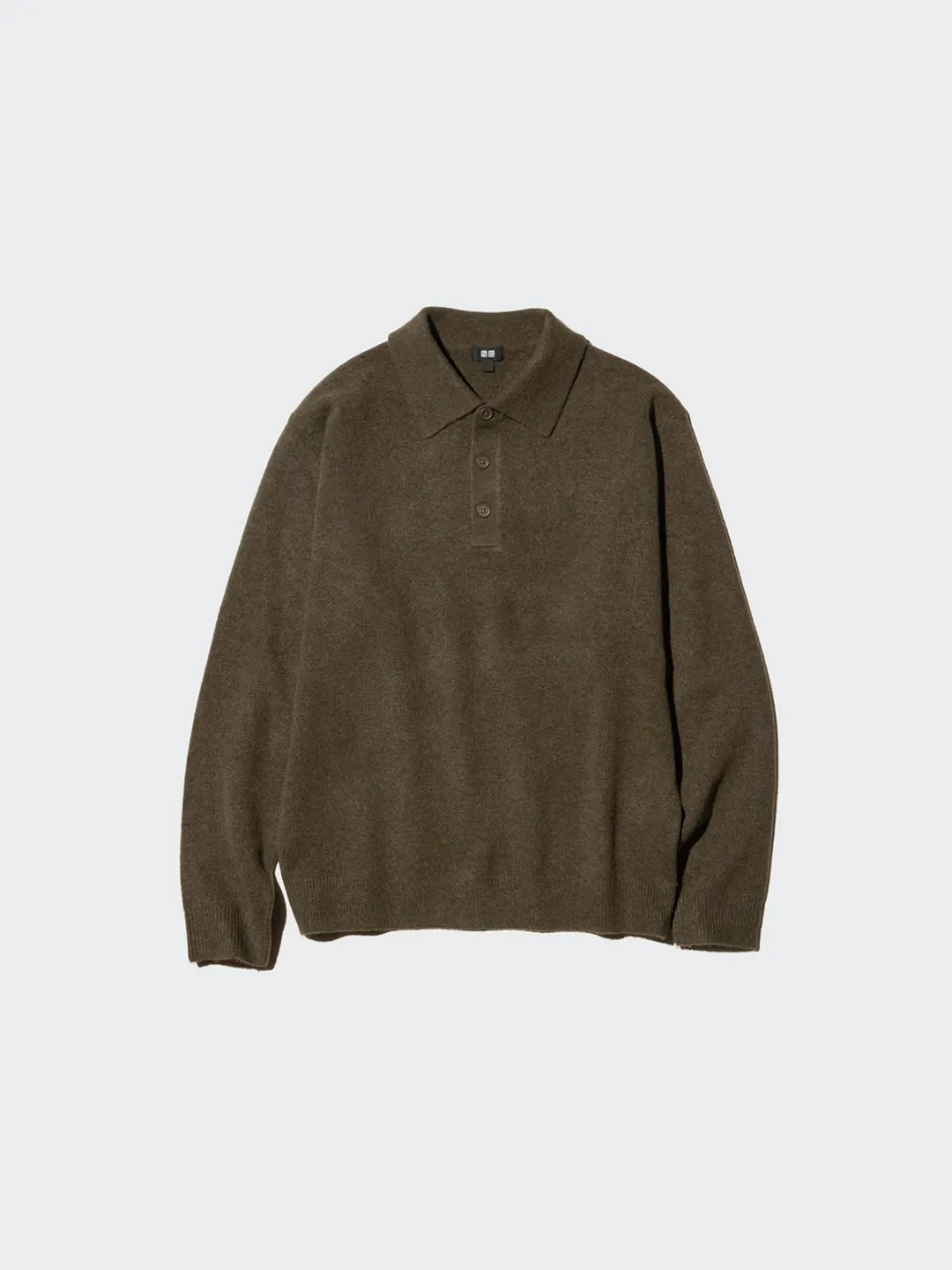 Поло вязаное из пряжи суфле, Uniqlo