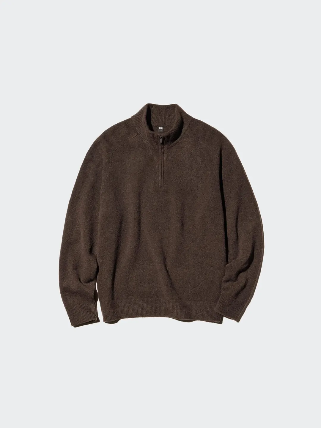 Джемпер из пряжи souffle yarn на короткой молнии, Uniqlo