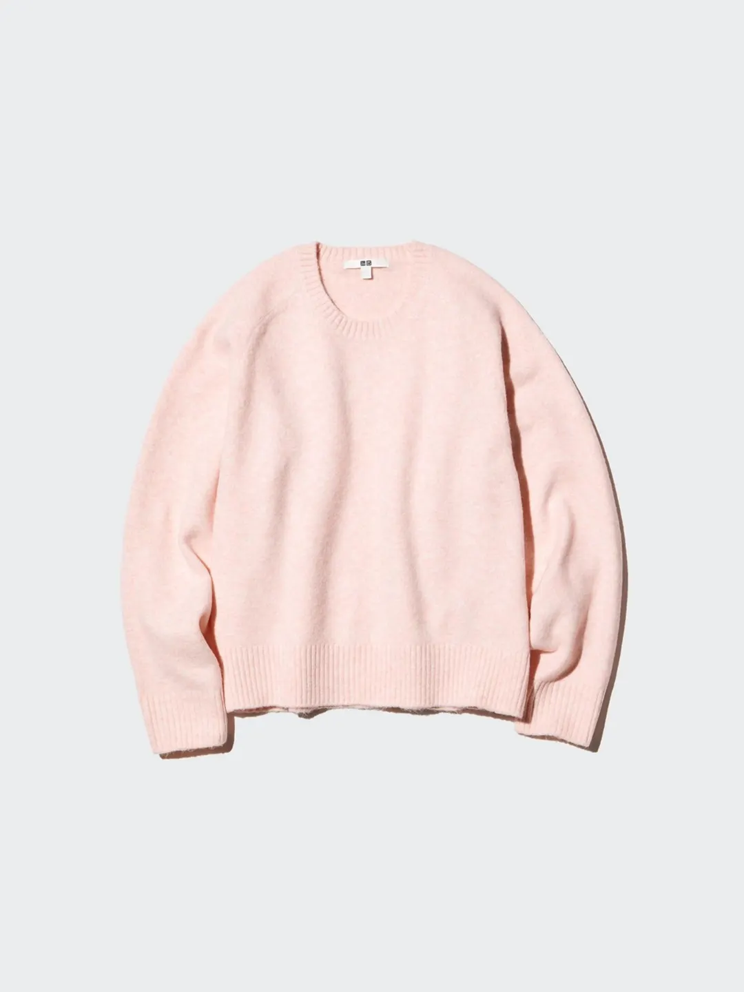 Джемпер с круглым вырезом из пряжи Souffle Yarn, Uniqlo