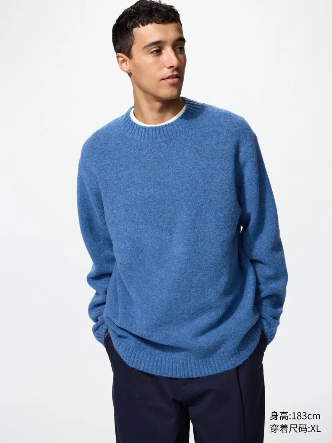 Джемпер из пряжи souffle yarn, Uniqlo