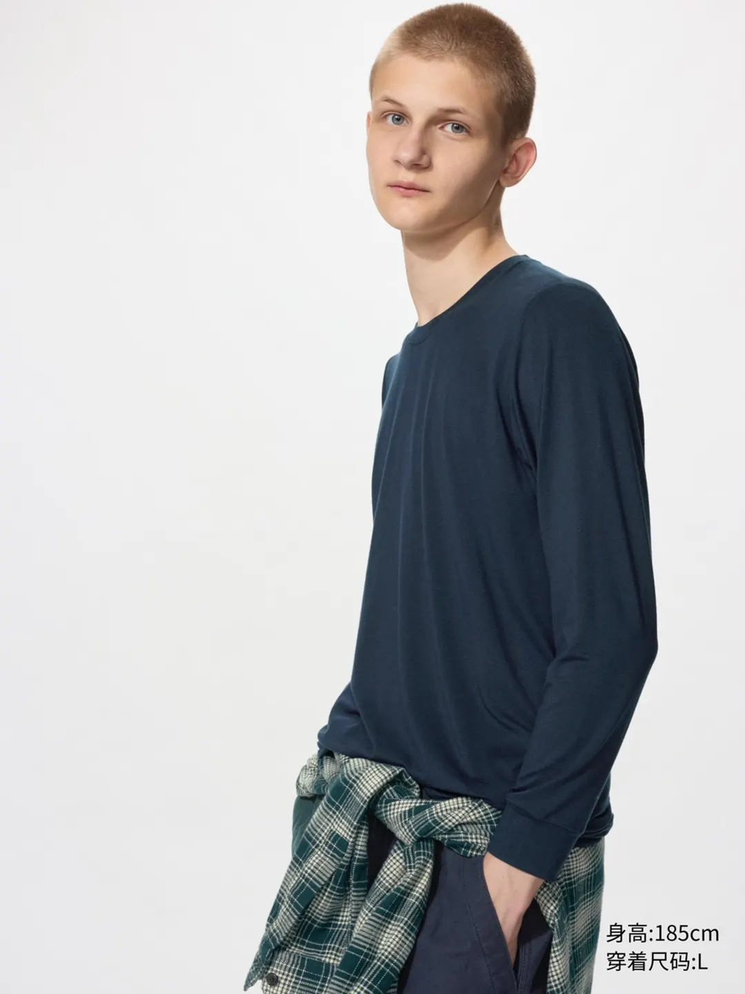 Лонгслив HEATTECH с рукавами 7/8, Uniqlo