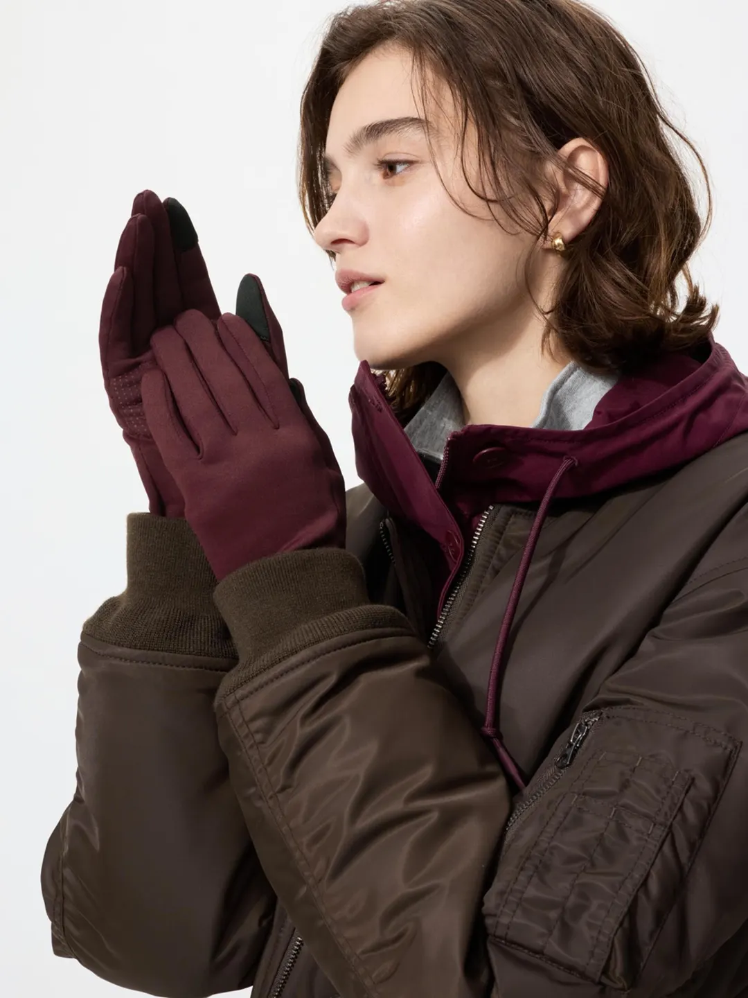 Перчатки HEATTECH для сенсорных экранов, Uniqlo