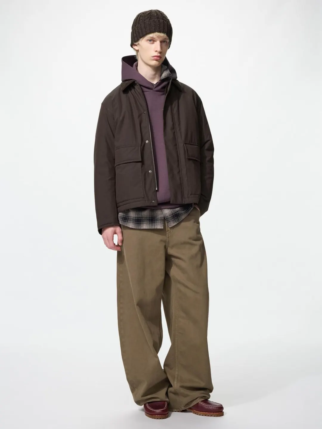 Шапка фактурной вязки HEATTECH, Uniqlo