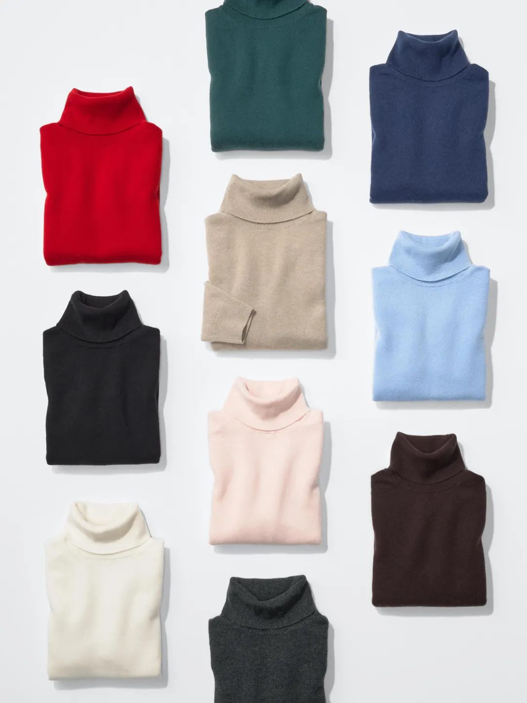 Свитер из кашемира с воротником с двойным отворотом, Uniqlo