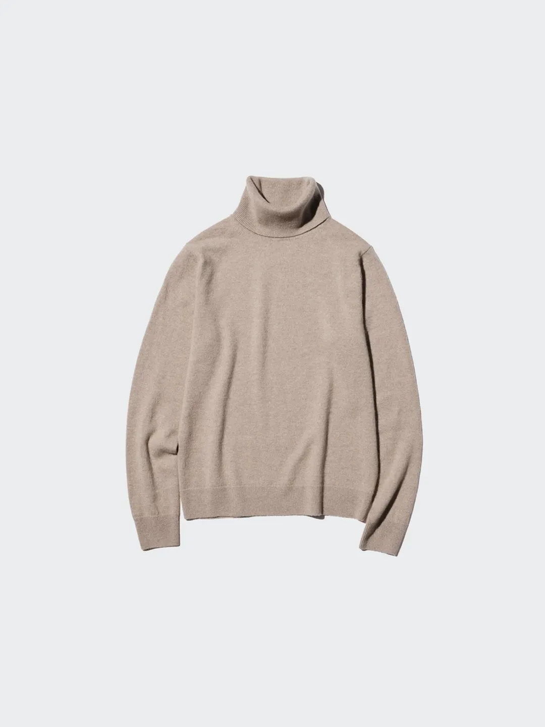 Свитер из кашемира с воротником с двойным отворотом, Uniqlo