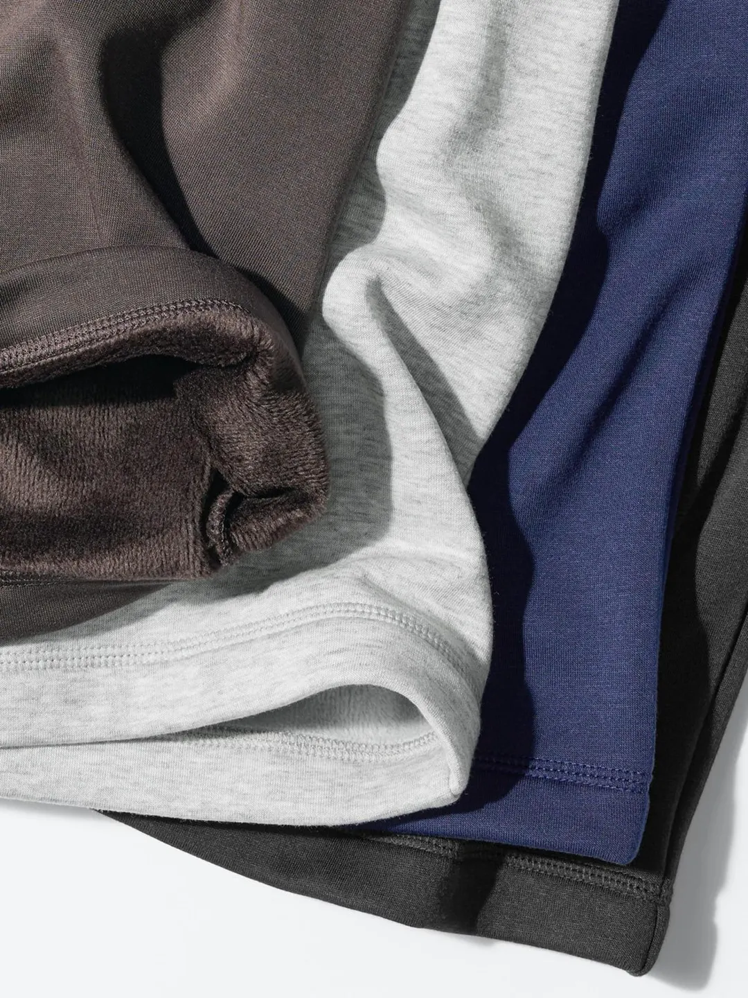 Брюки спортивные широкие из искусственного меха под овчину удлиненные, Uniqlo