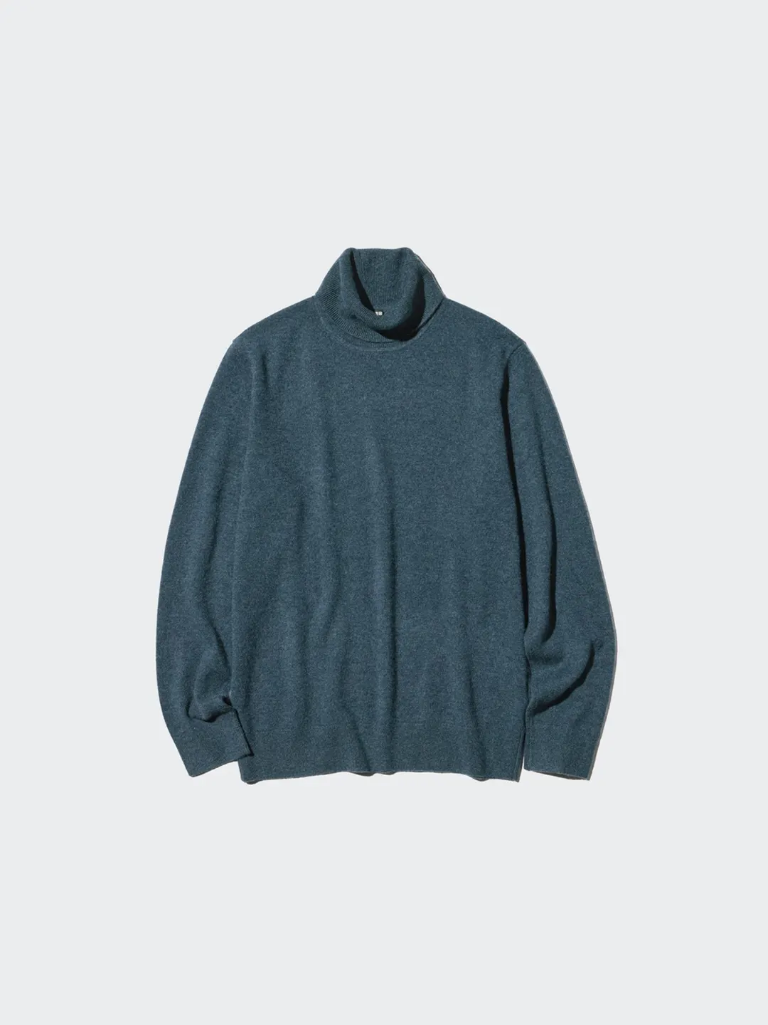 Водолазка из кашемира с двойным воротником, Uniqlo