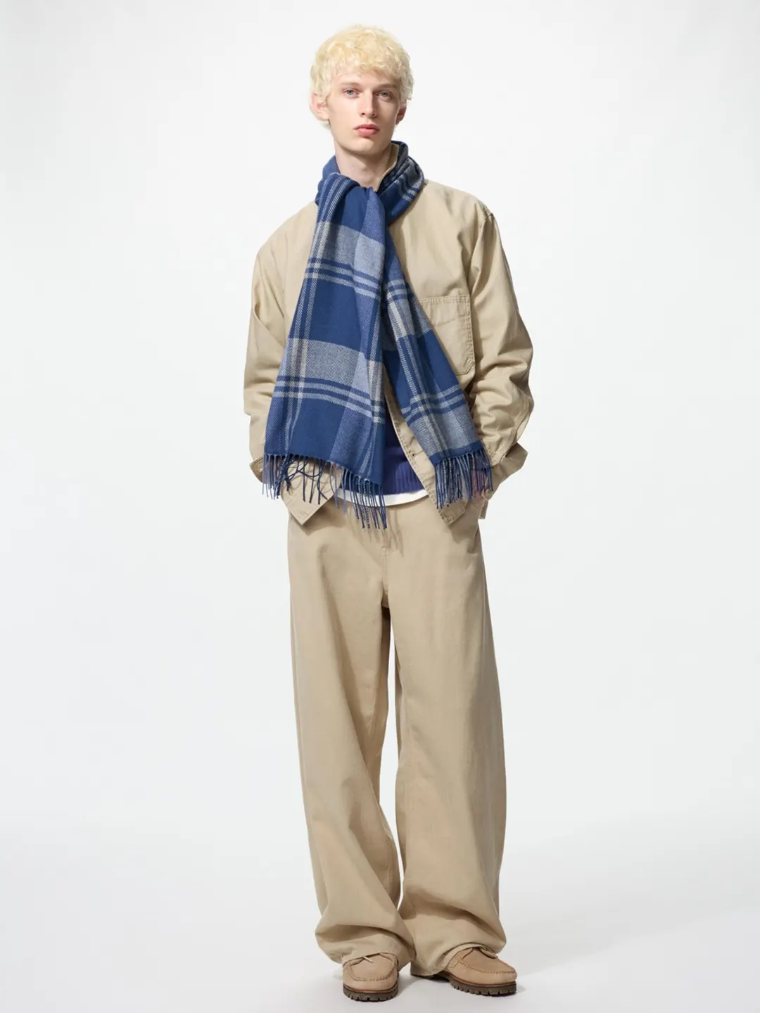Шарф HEATTECH из смесовой шерсти, Uniqlo
