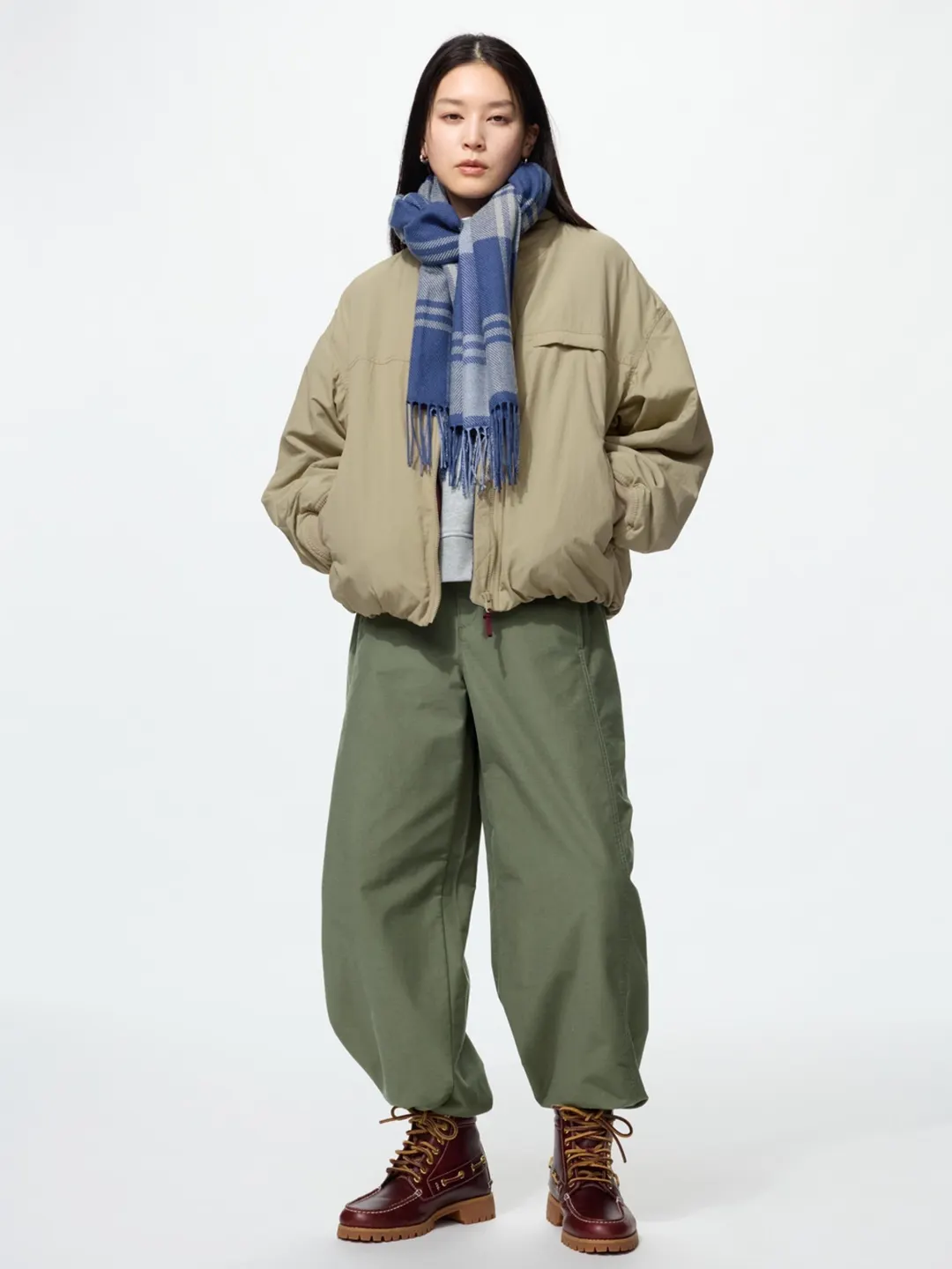 Шарф HEATTECH из смесовой шерсти, Uniqlo