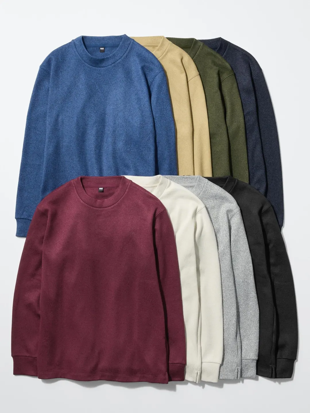 Джемпер из мягкого вязаного флиса с круглым вырезом, Uniqlo
