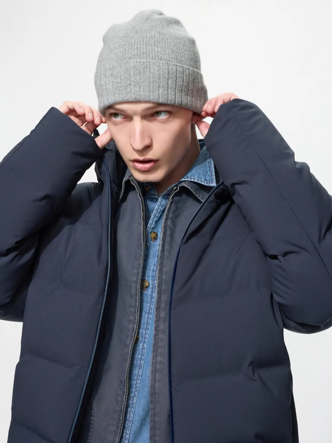 Шапка из кашемира, Uniqlo