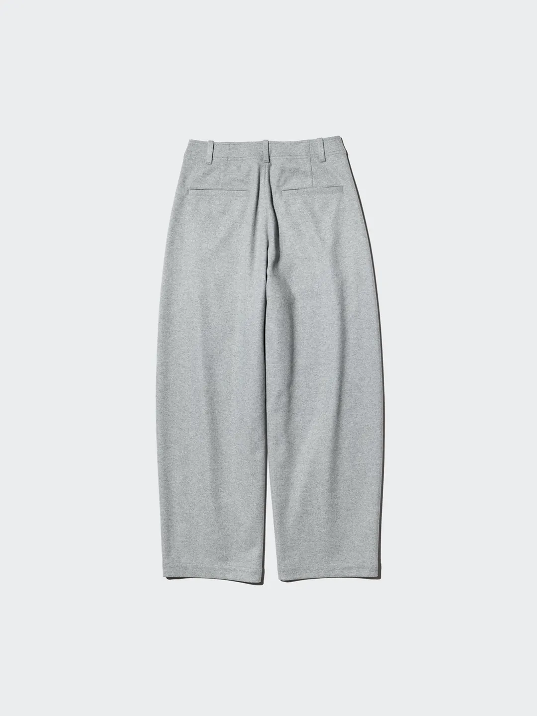 Брюки-бананы из мягкого трикотажа под замшу, Uniqlo