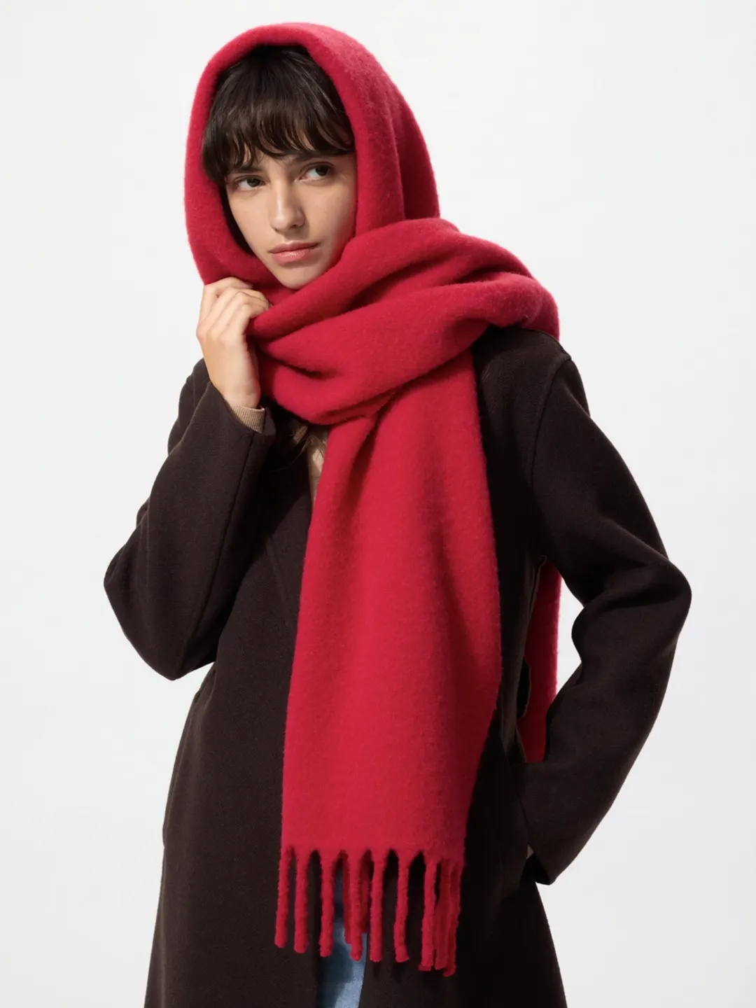 Шарф из пряжи souffle yarn, Uniqlo