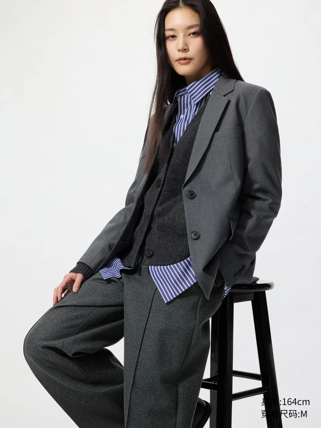Брюки широкие из мягкого трикотажа, Uniqlo