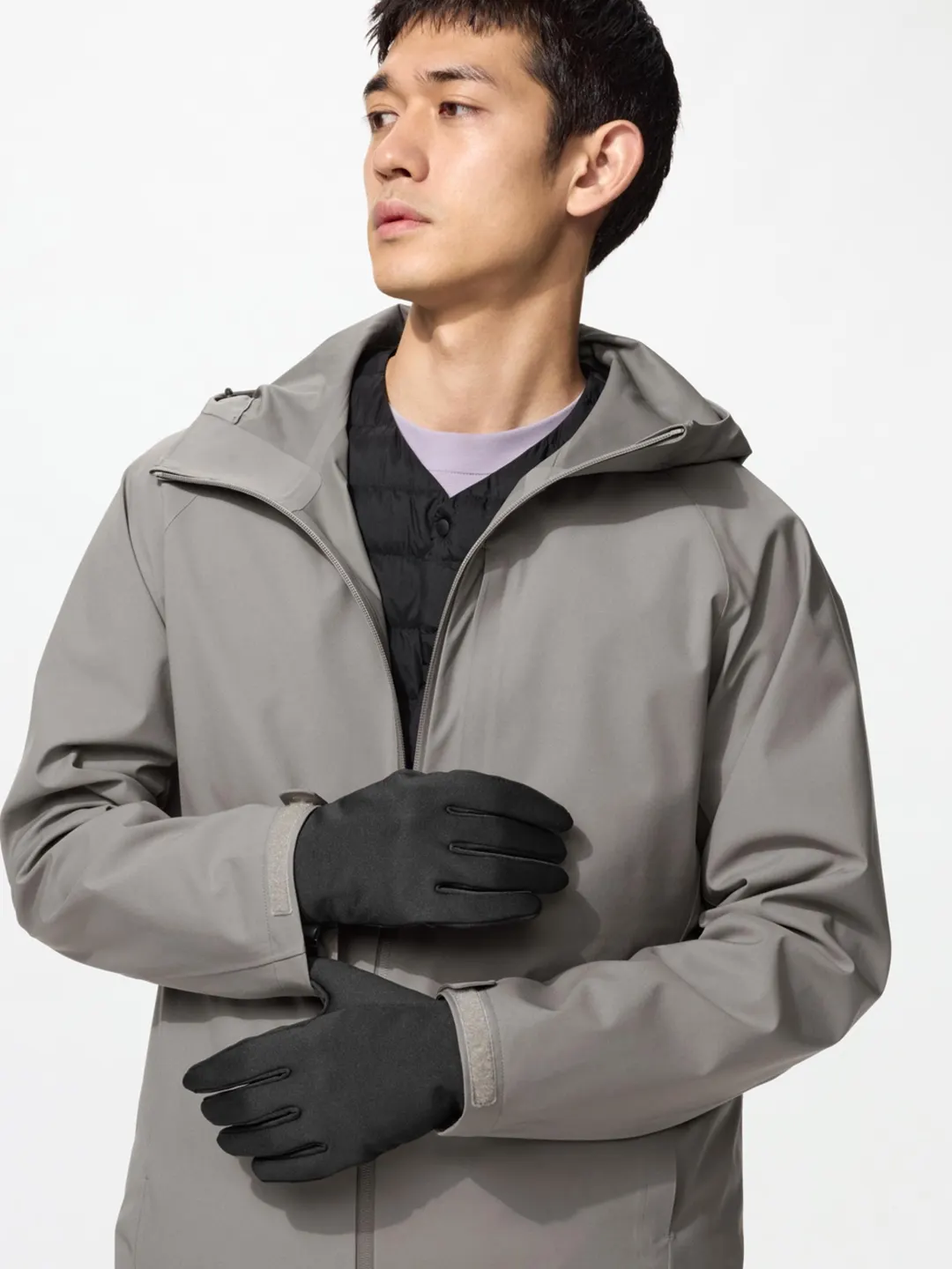 Перчатки HEATTECH эластичные для сенсорных экранов, Uniqlo