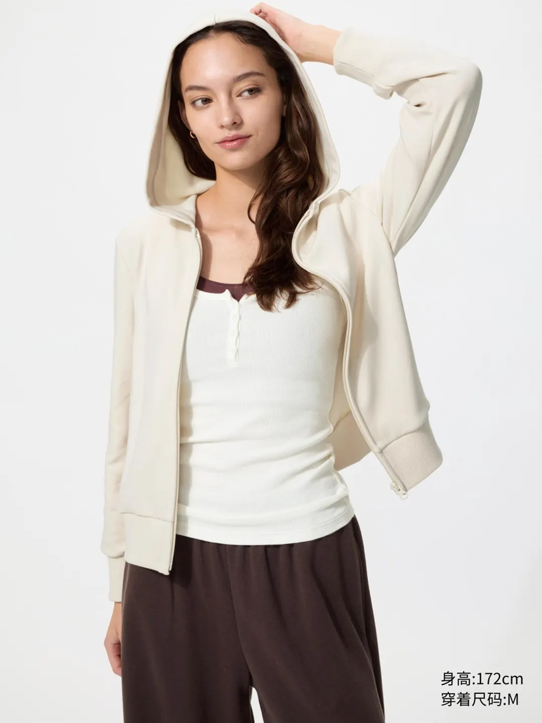 Куртка с капюшоном и флисовой подкладкой, Uniqlo