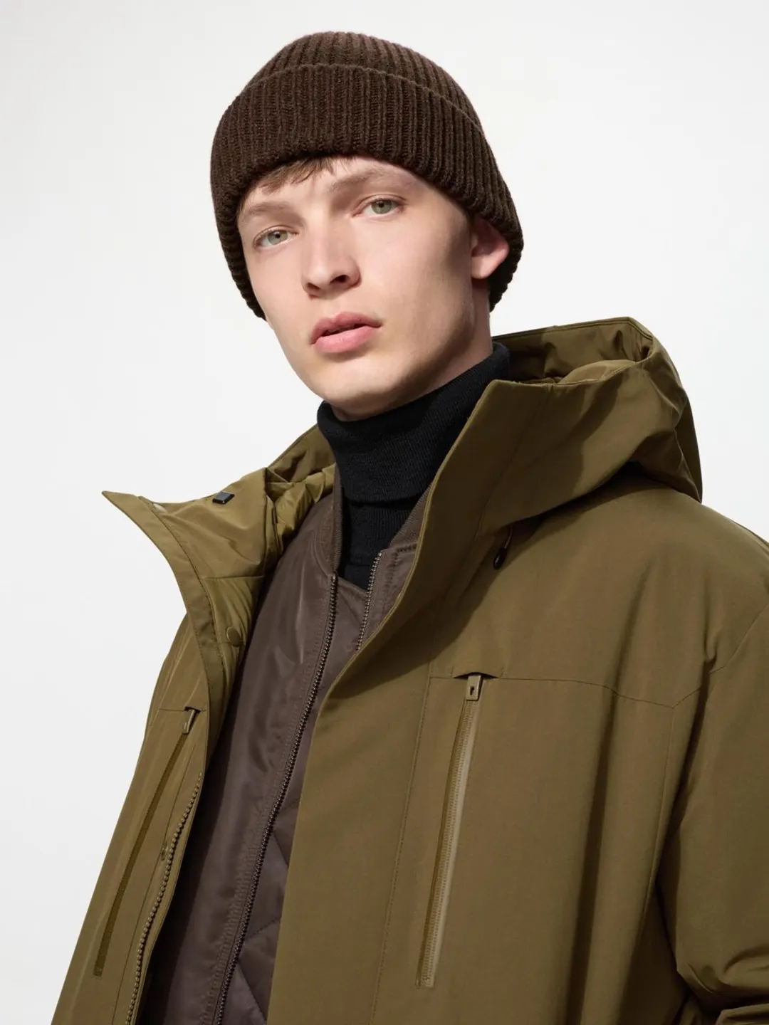 Вязаная шапка HEATTECH, Uniqlo