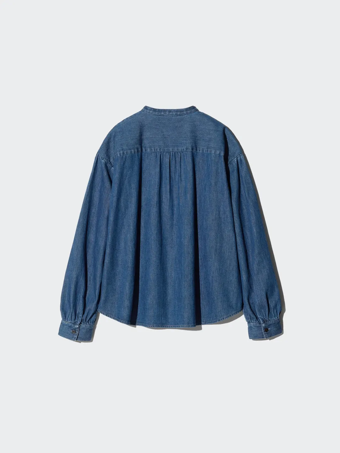 Рубашка джинсовая с эффектом стирки, Uniqlo