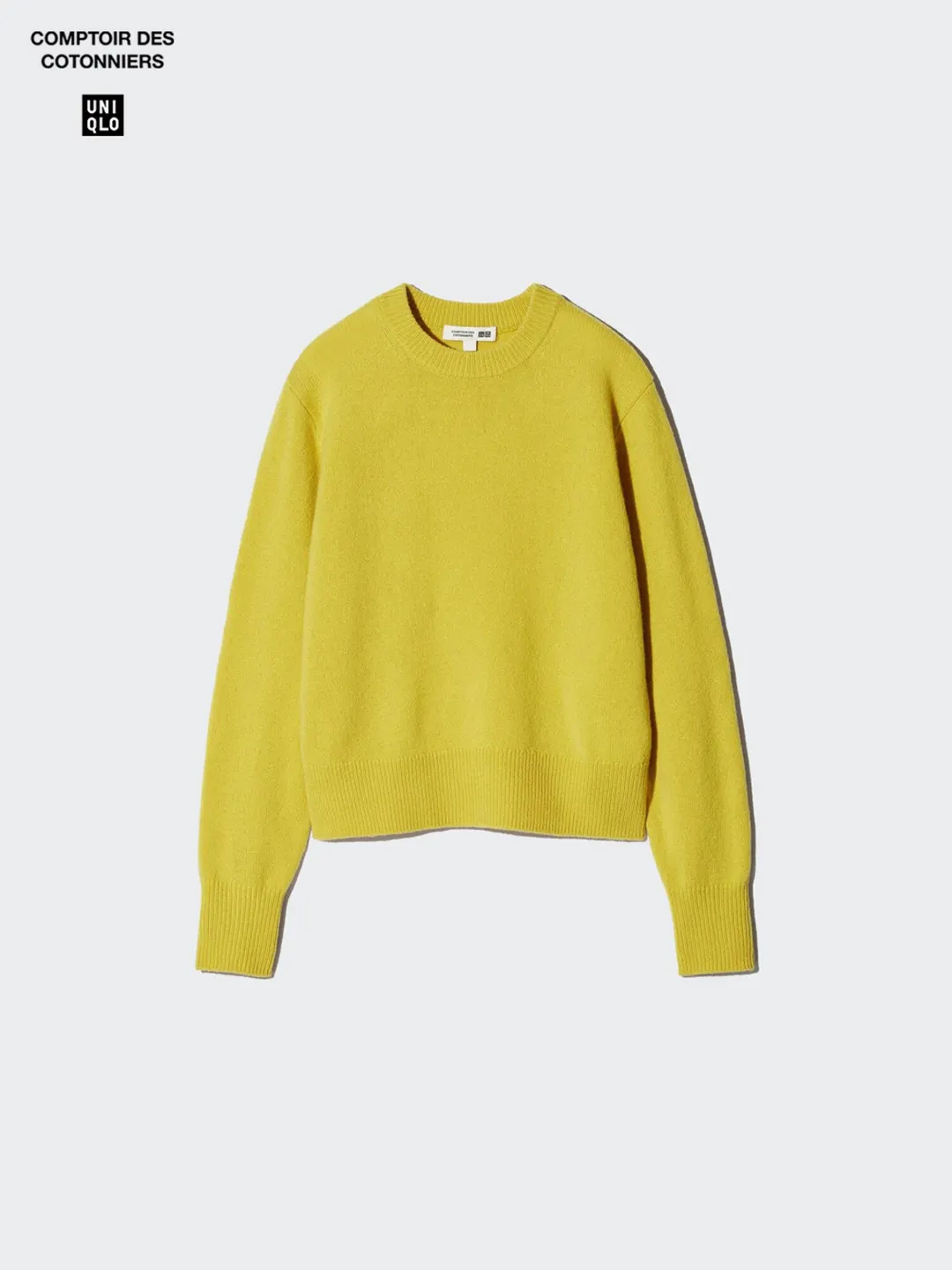 Джемпер из мягкой овечьей шерсти с круглым вырезом, Uniqlo