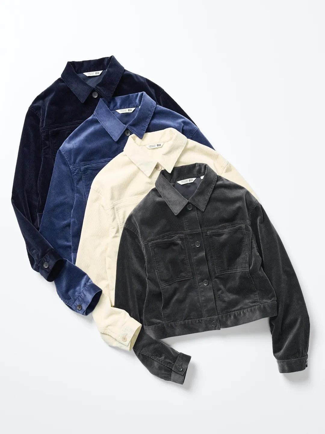Укороченная вельветовая куртка, Uniqlo
