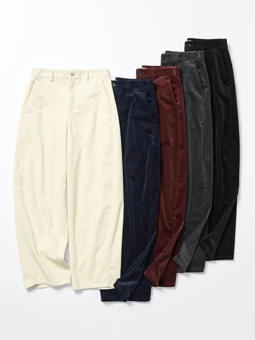 Брюки вельветовые свободного кроя, Uniqlo