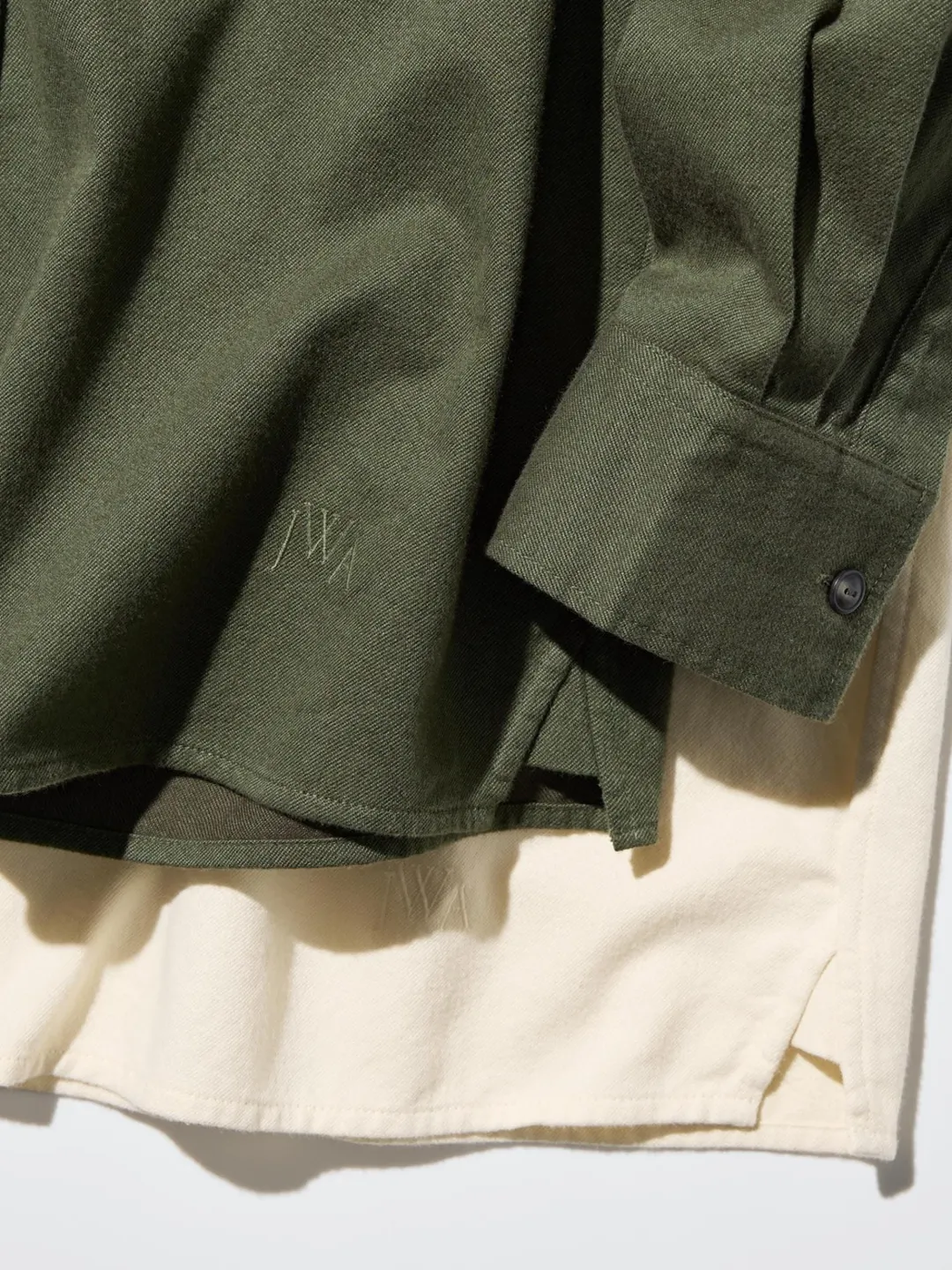 Фланелевая рубашка прямого кроя с длинными рукавами, Uniqlo