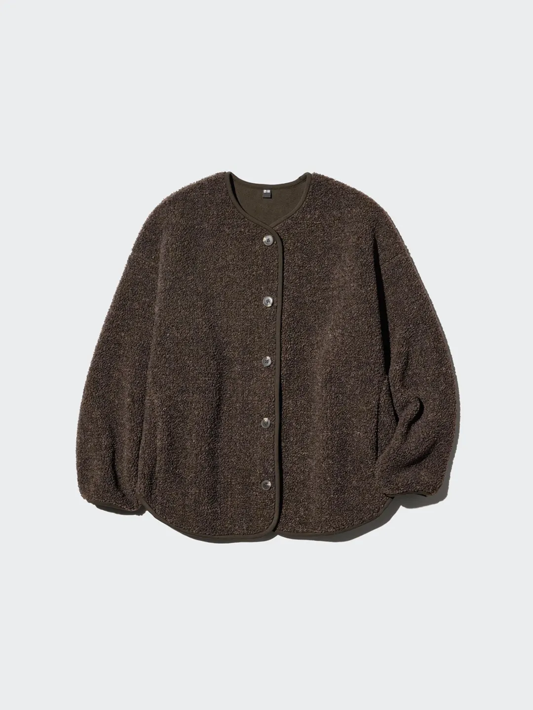 Кардиган из флиса под овчину, Uniqlo