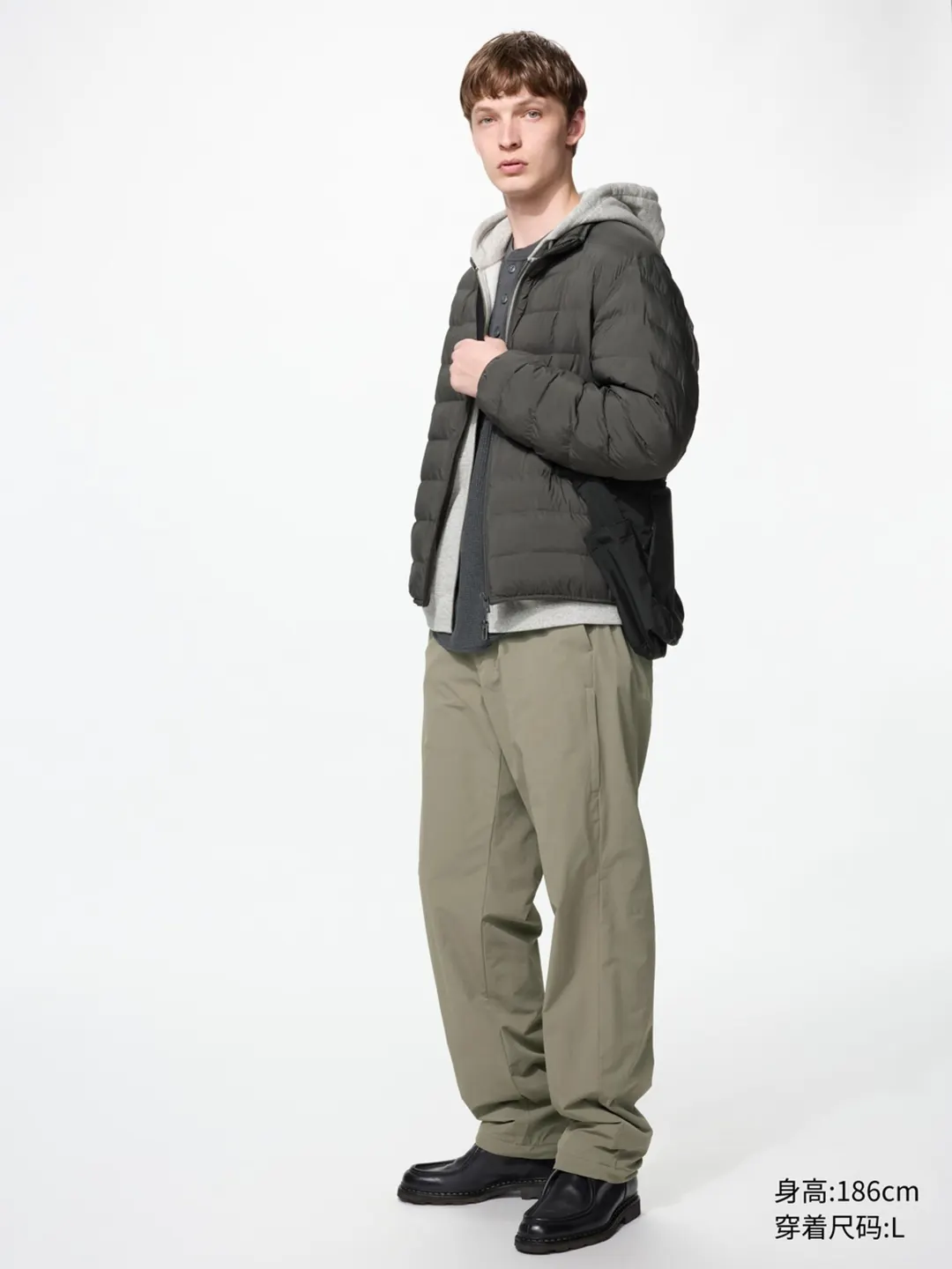 Брюки повседневные утепленные удлиненные, Uniqlo
