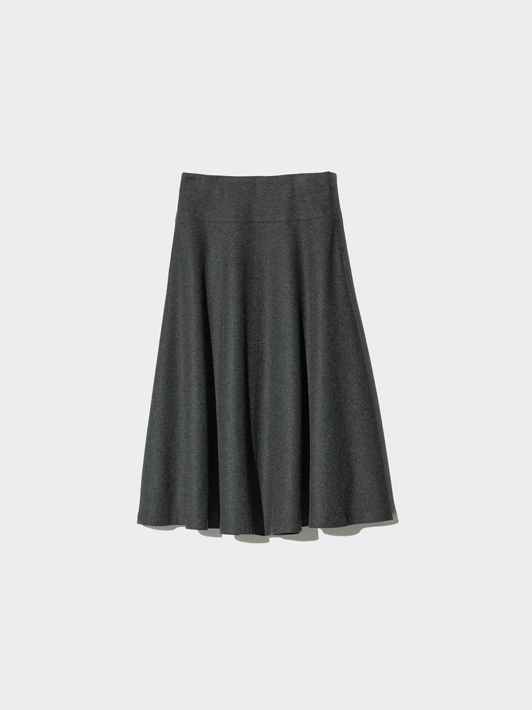Юбка клеш из ворсистого трикотажа, Uniqlo