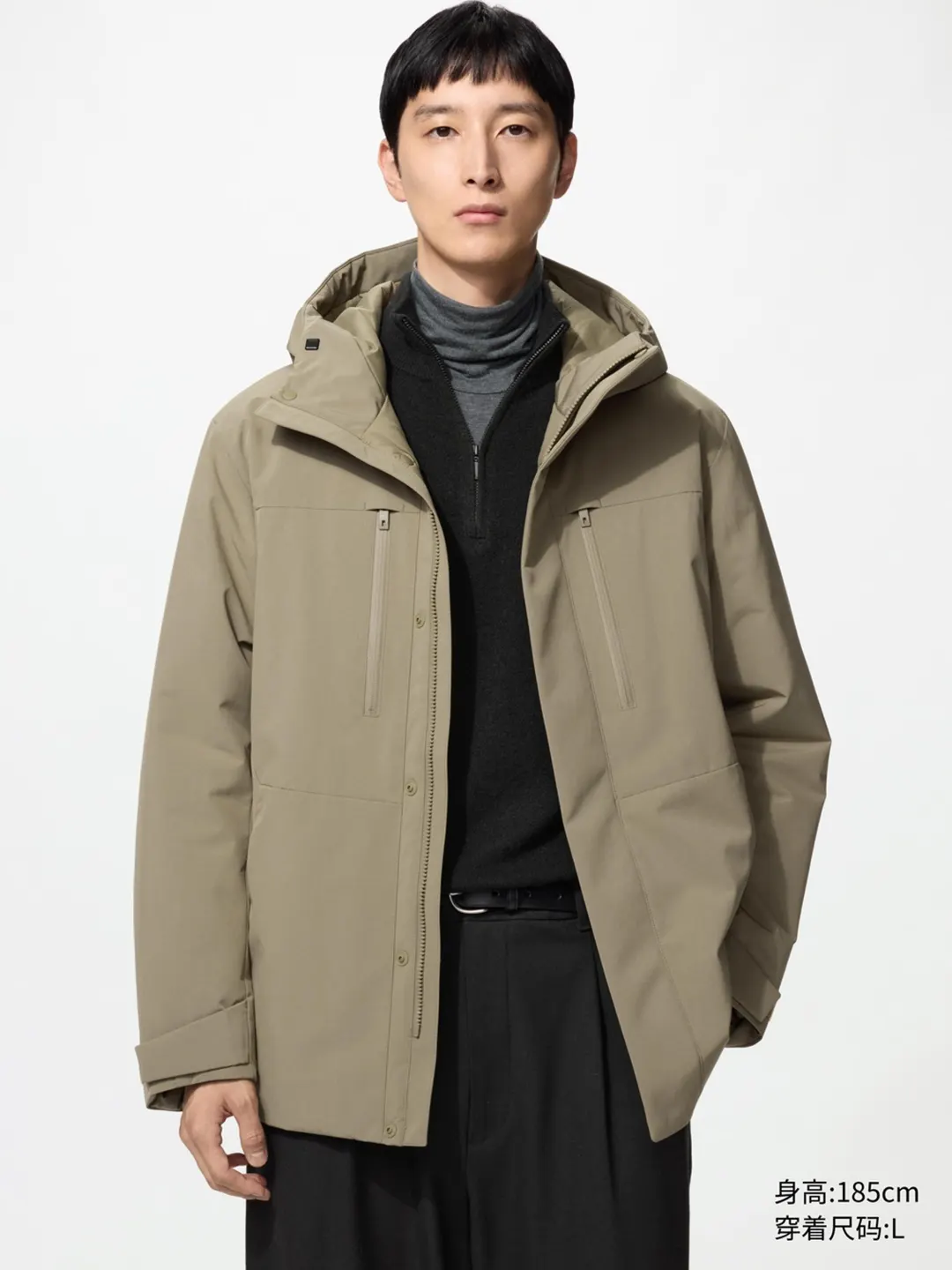 Функциональная многослойная куртка с капюшоном, Uniqlo