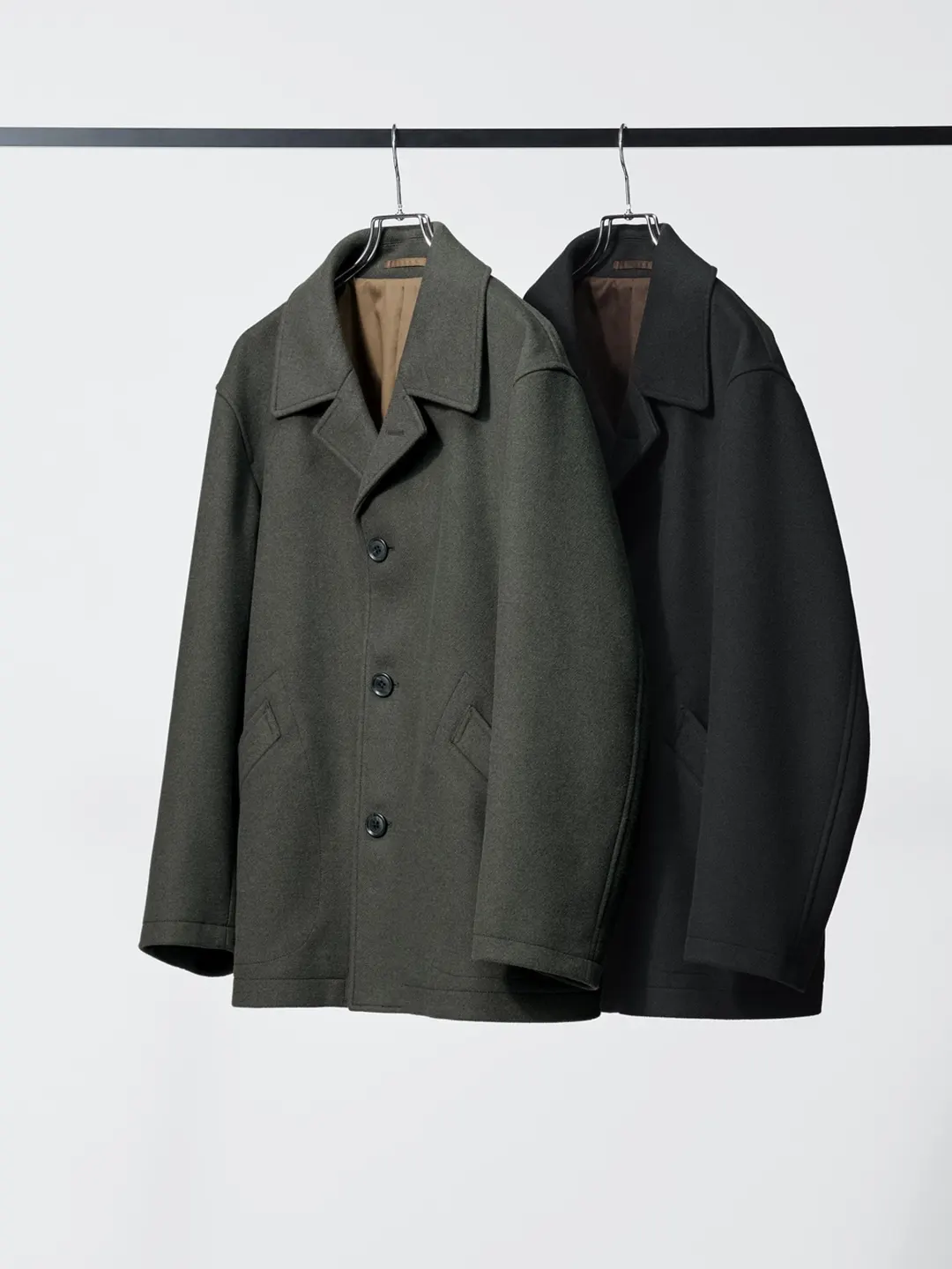 Полупальто из смесовой шерсти, Uniqlo