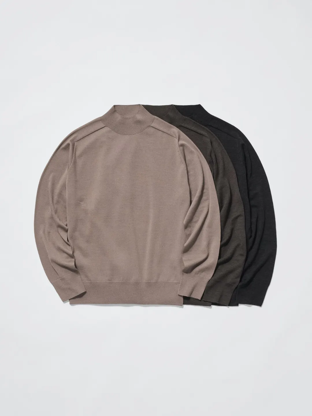 Джемпер 3D с воротником-стойкой, Uniqlo