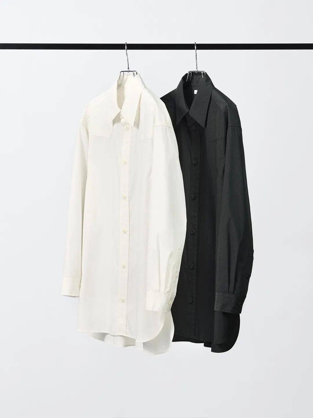 Рубашка удлиненная в клетку, Uniqlo
