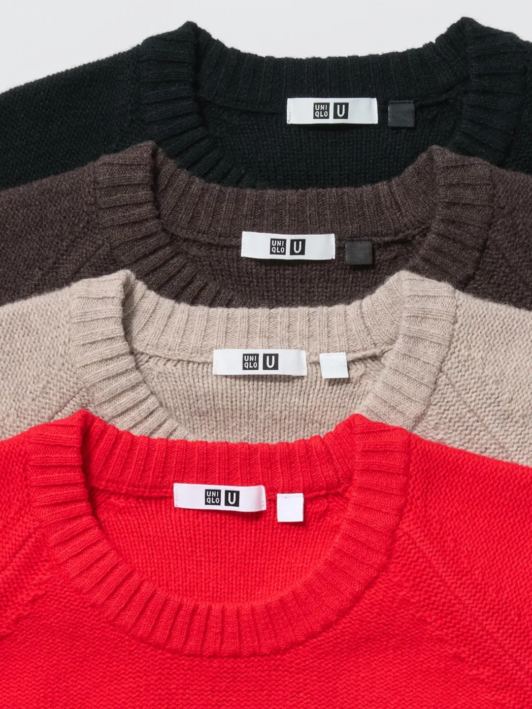 Джемпер из мягкой овечьей шерсти с круглым вырезом, Uniqlo
