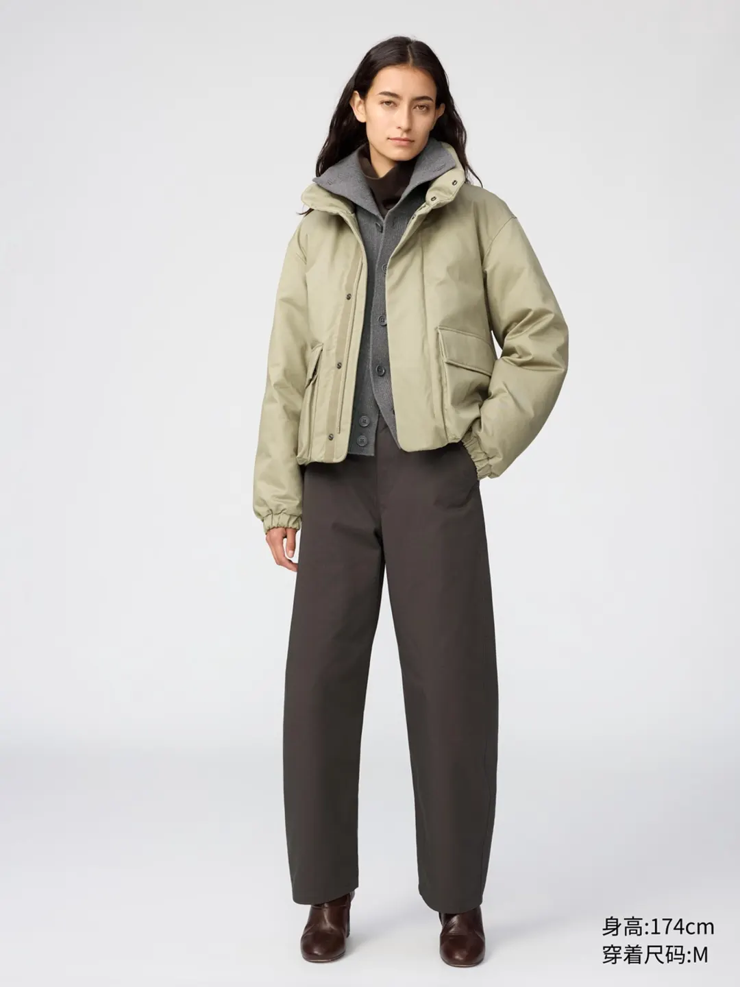 Укороченная функциональная многослойная куртка, Uniqlo