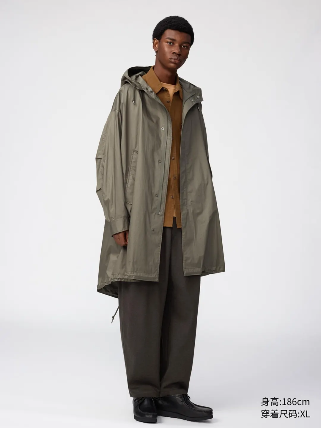 Пальто с капюшоном, Uniqlo