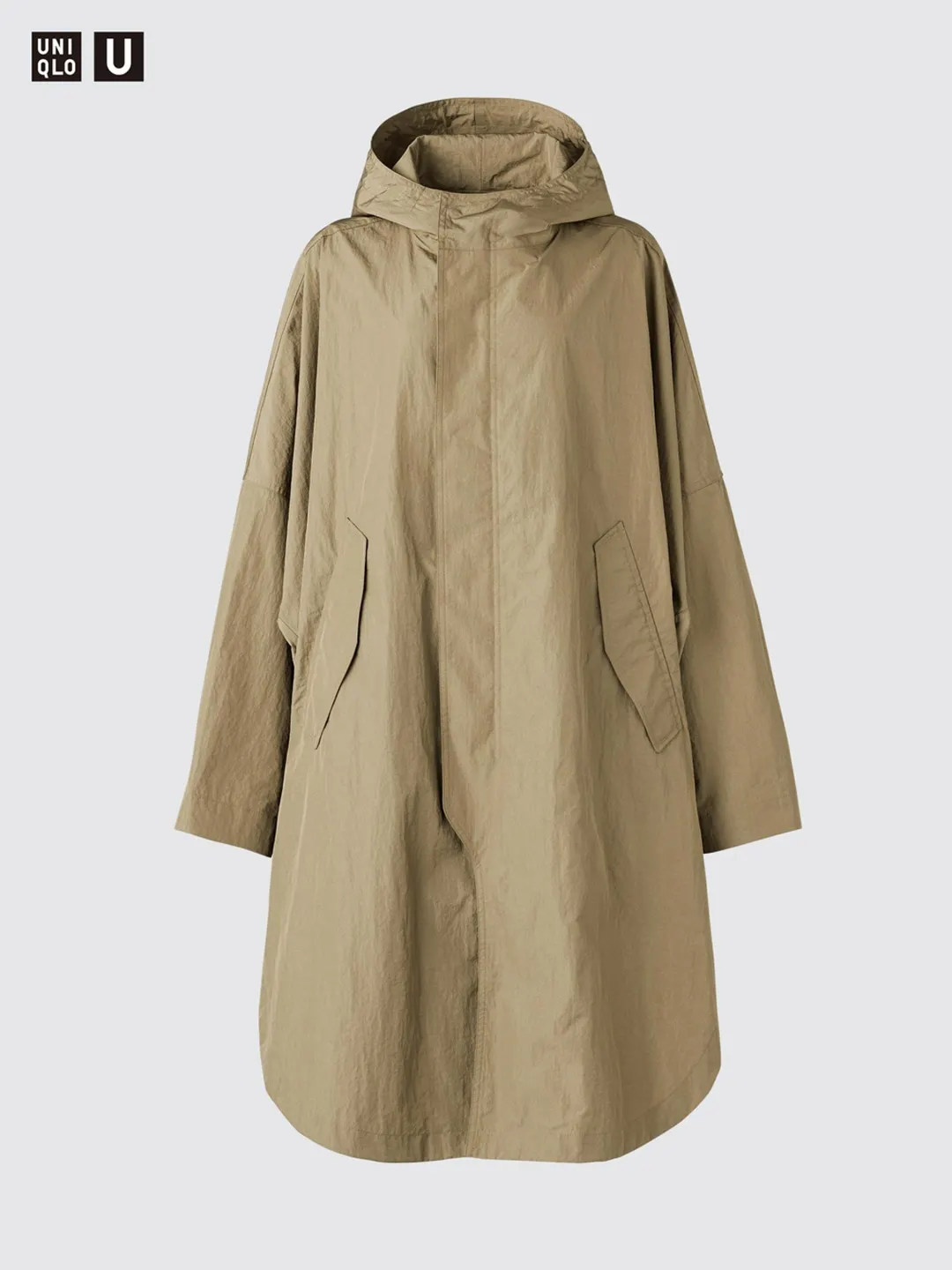Длинное пальто с капюшоном, Uniqlo