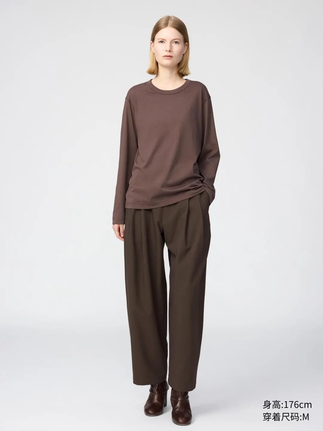 Лонгслив из хлопка SUPIMA COTTON, Uniqlo