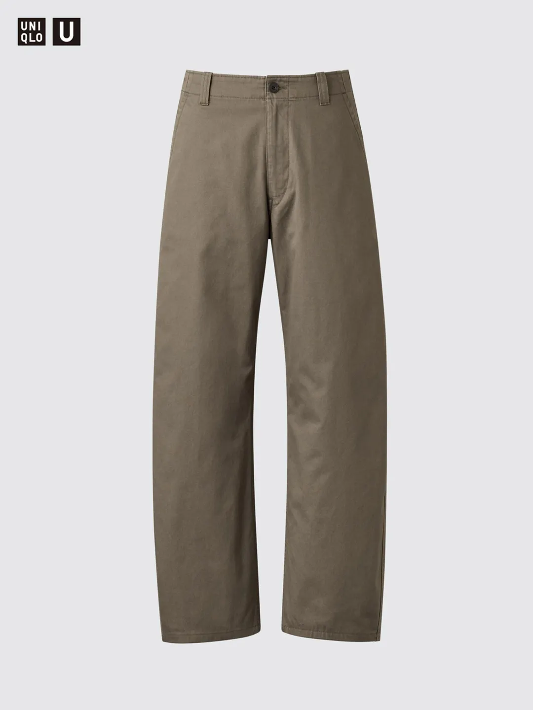 Брюки объемного кроя без защипов, Uniqlo