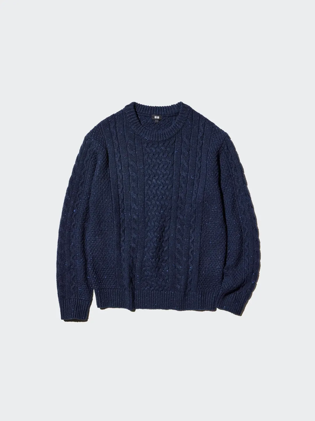 Джемпер крупной вязки с узором косы, Uniqlo