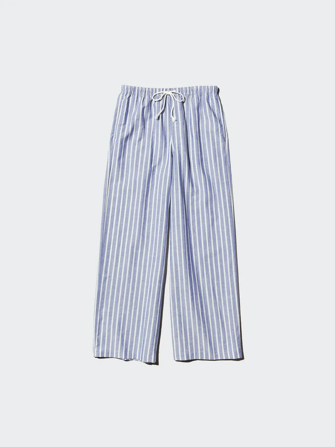 Брюки комфортного кроя удлиненные из смесового льна, Uniqlo