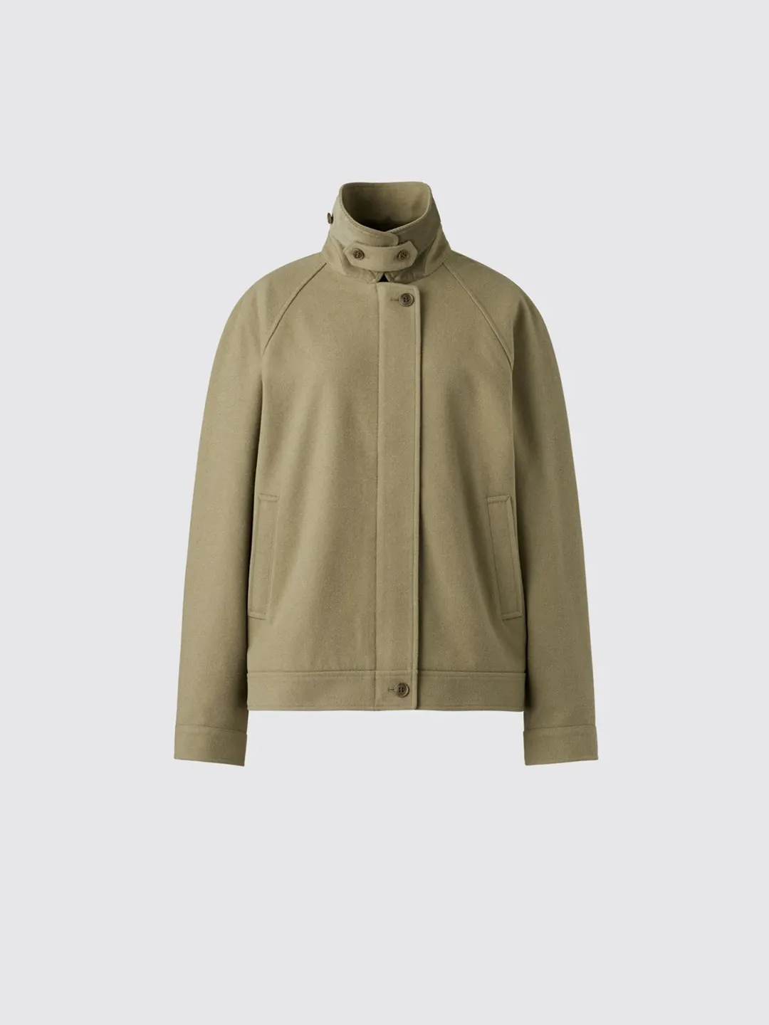 Куртка харрингтон из смесовой шерсти, Uniqlo