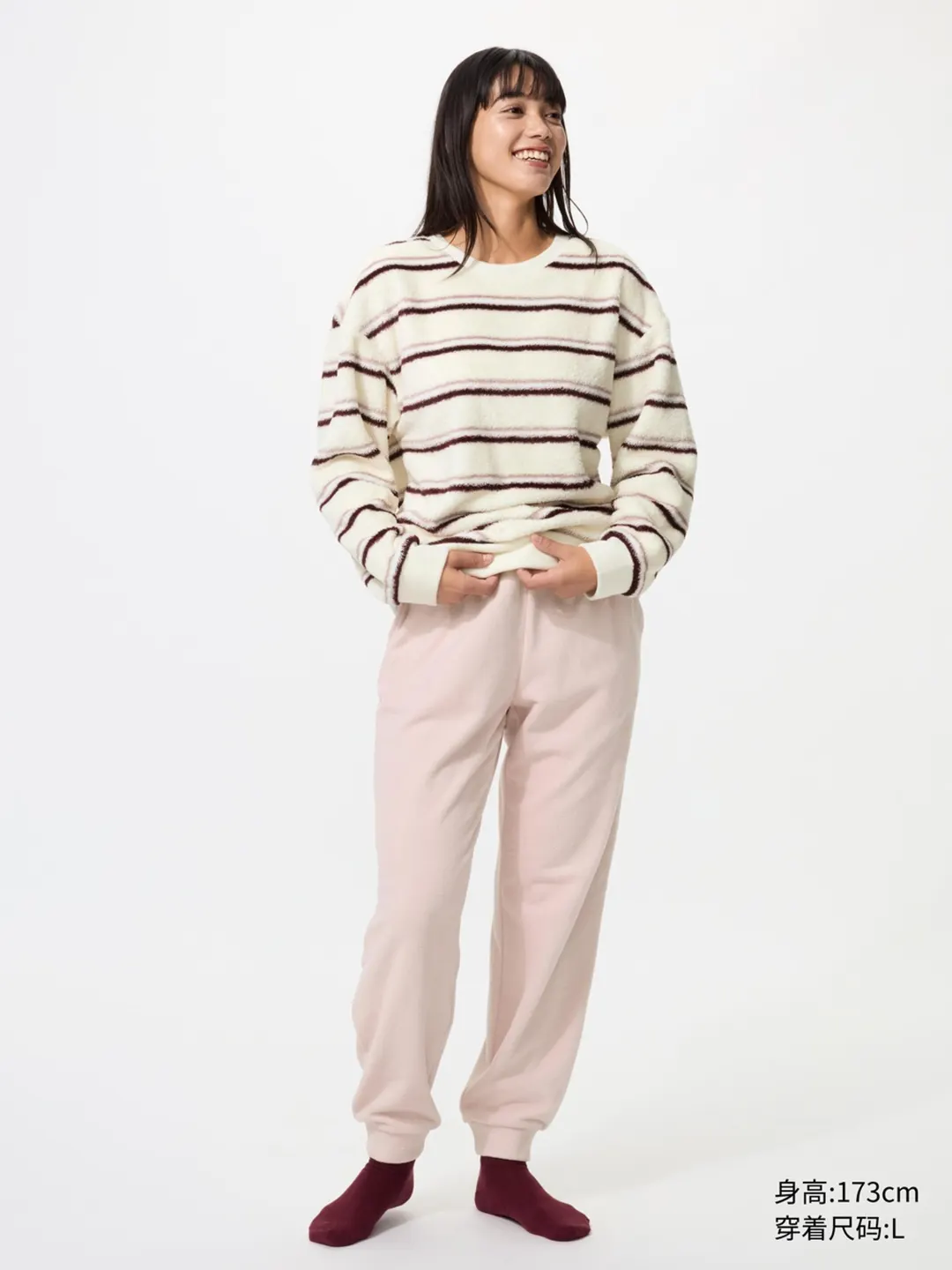 Домашний комплект из флиса с принтом, Uniqlo