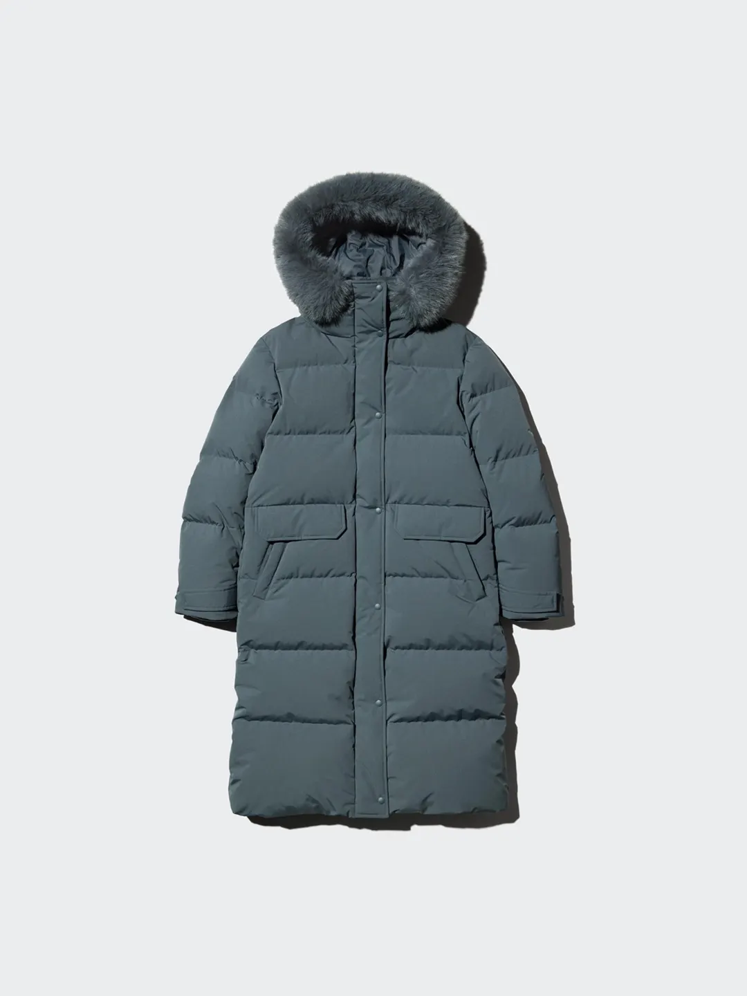 Удлиненный теплый пуховик, Uniqlo