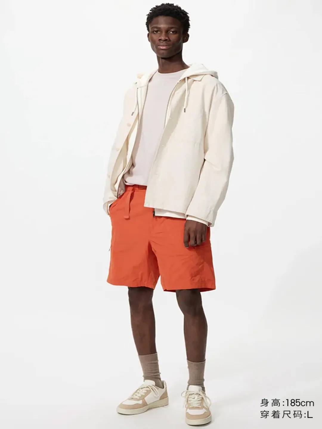 Шорты свободного кроя из нейлона, Uniqlo