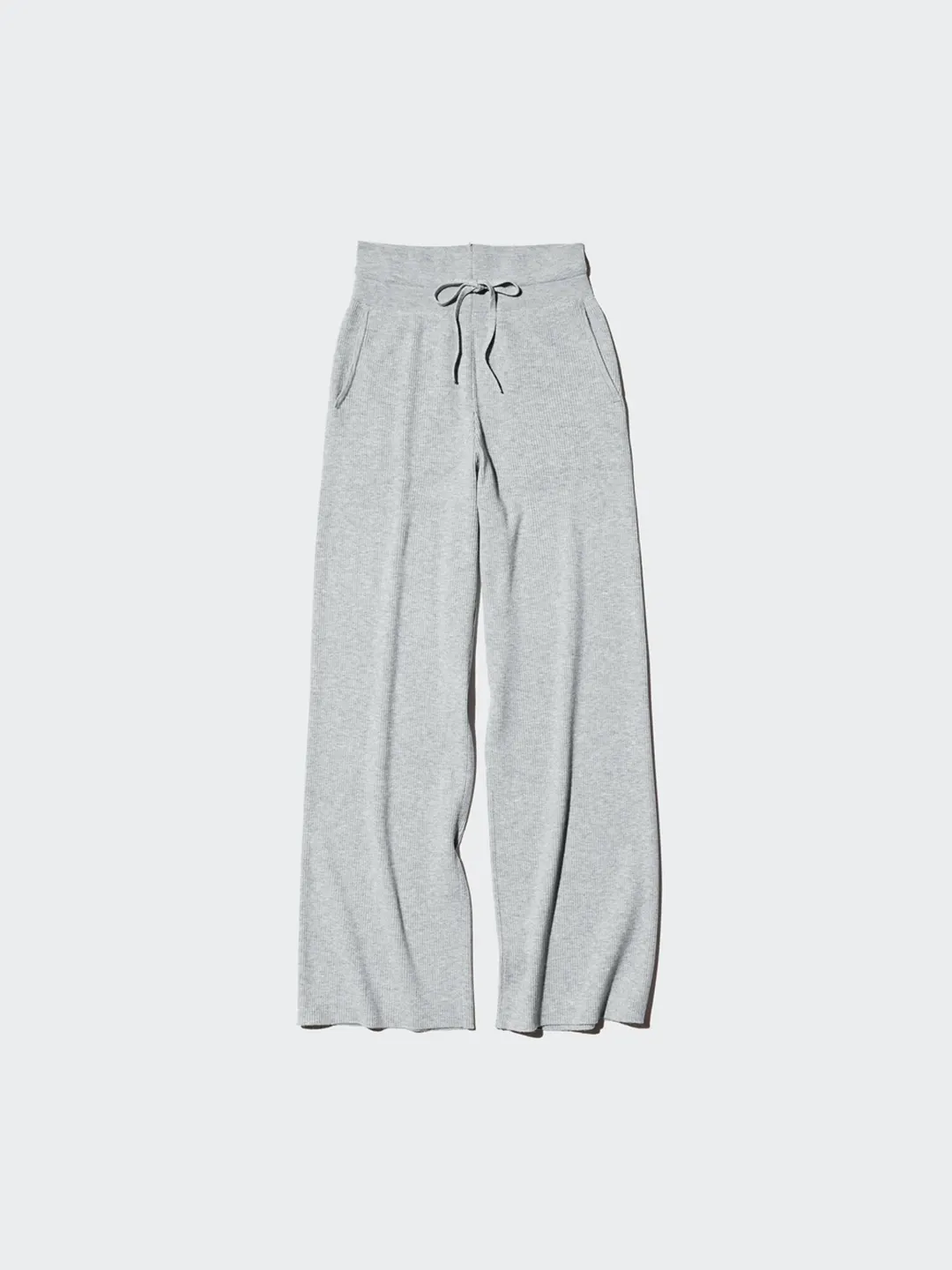 Брюки из трикотажа в рубчик для машинной стирки, Uniqlo