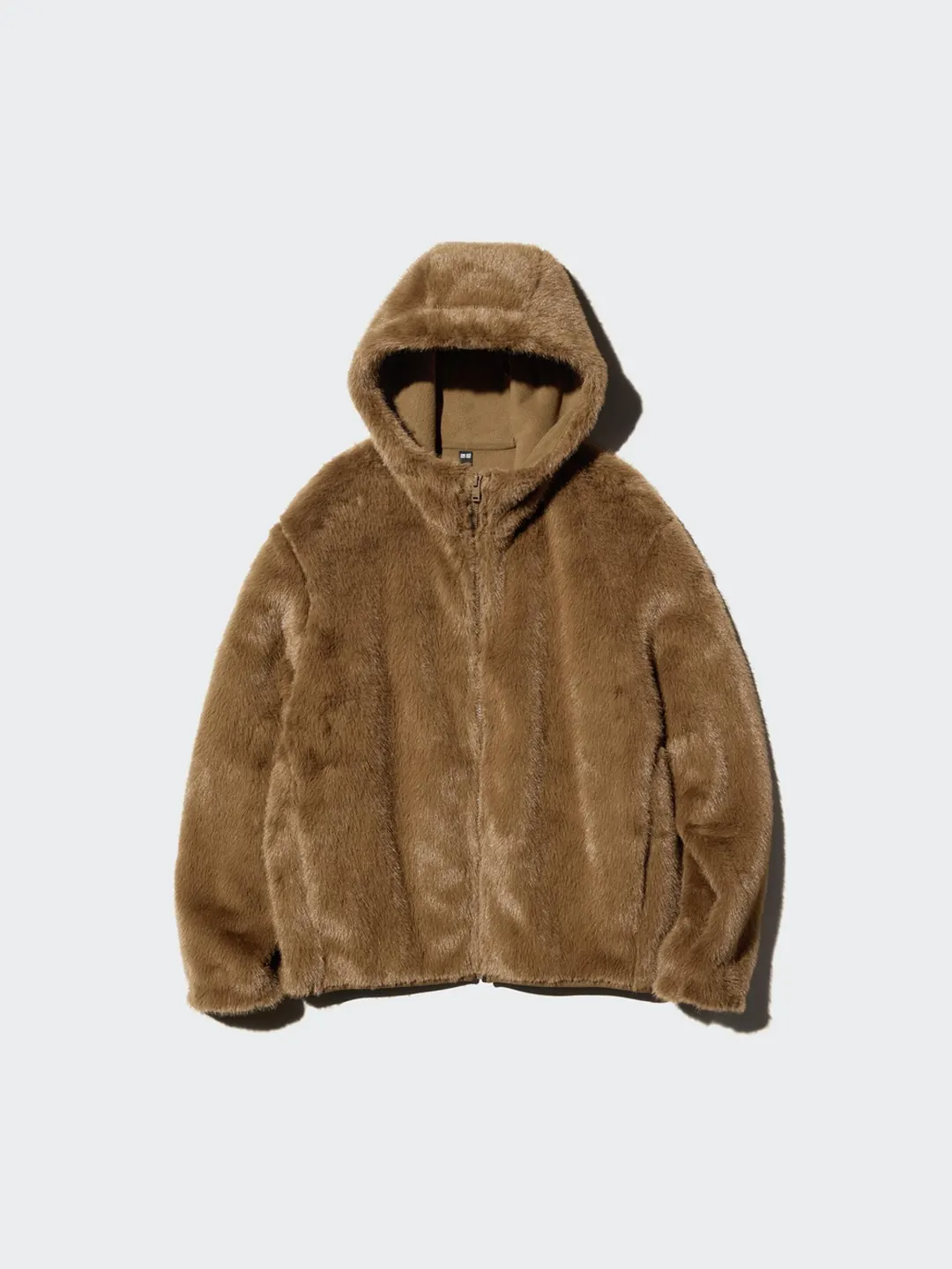 Куртка с капюшоном из искусственного меха, Uniqlo