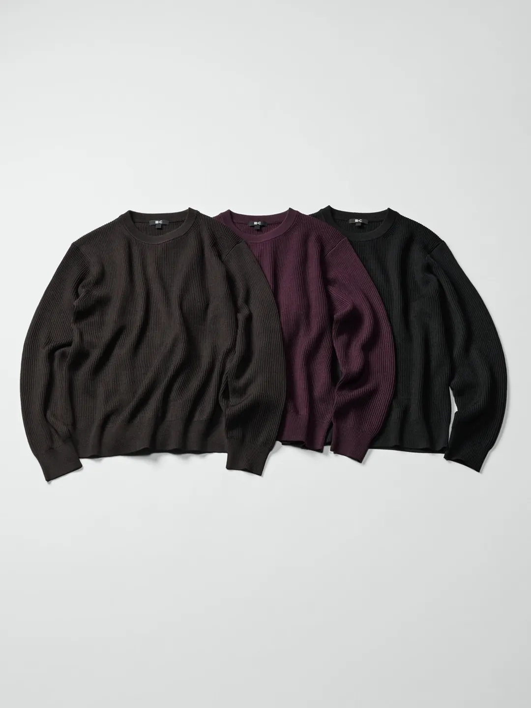 Джемпер из смесовой шерсти с круглым вырезом, Uniqlo